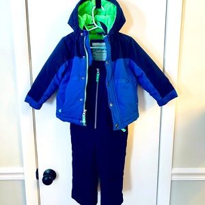 Vintage Toddler Snowsuit. EUC. Carters 2T Winter jacket with matching snowpants